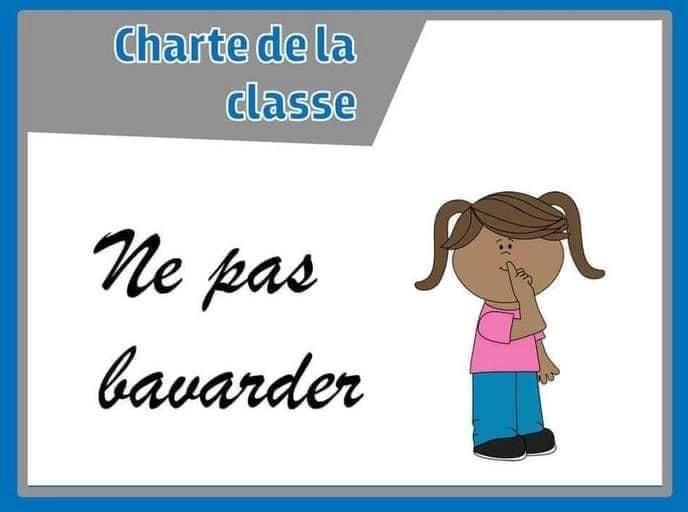 affiche charte de la classe صفحة 8