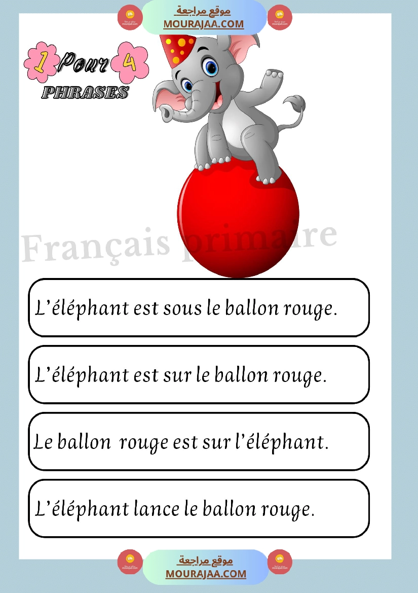 exercices sur les phrases صفحة 9