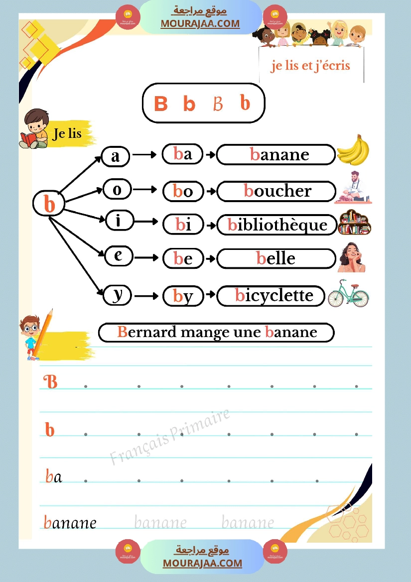 je lis et j ecris classe cp صفحة 2