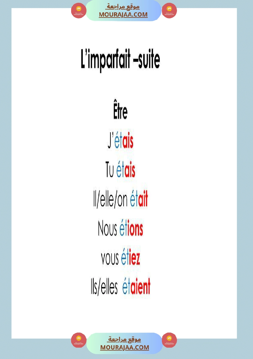 l imparfait de l indicatif صفحة 6