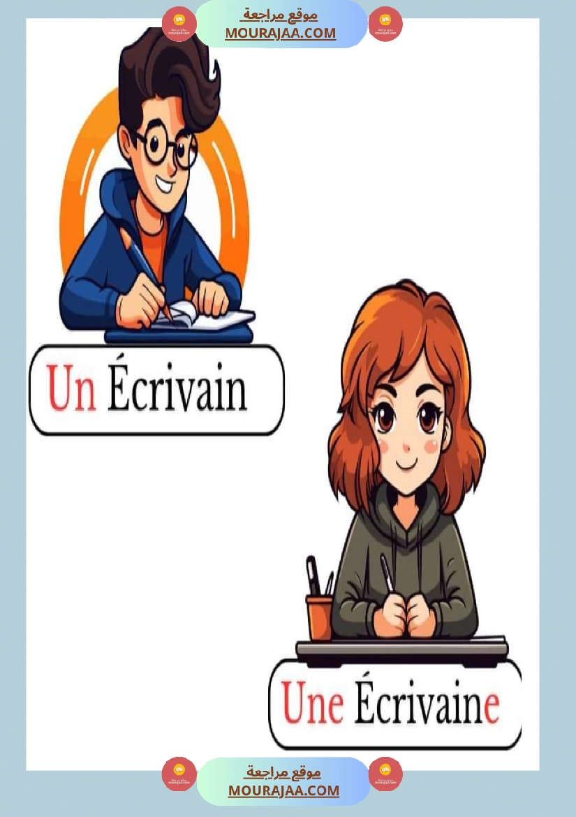 les metiers au feminin et masculin صفحة 9