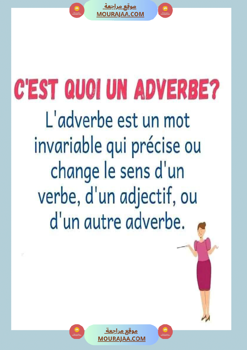les mots invariables l adverbe