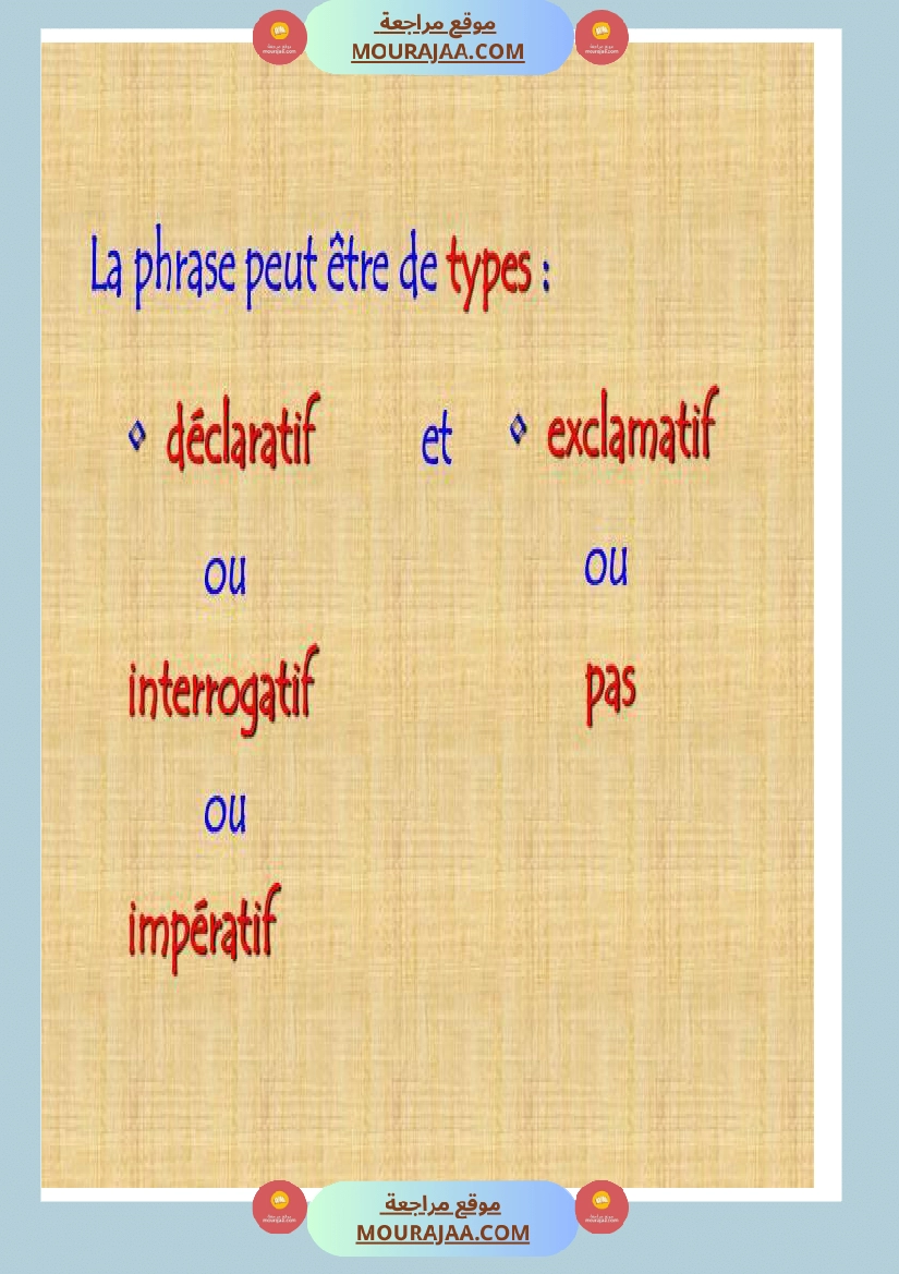 les types de phrases صفحة 3