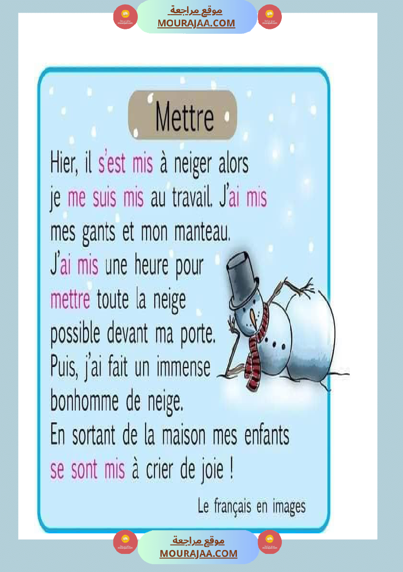 verbe dans le texte