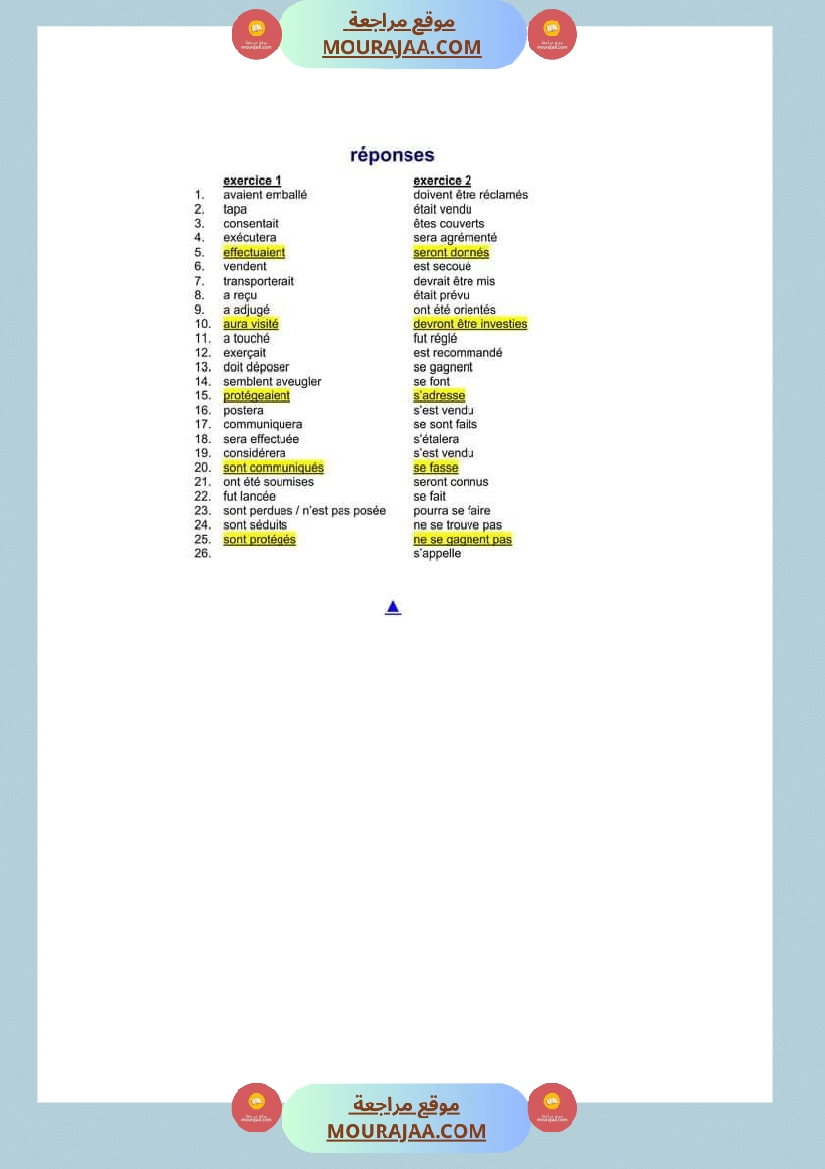 voix active passive pronominale صفحة 8