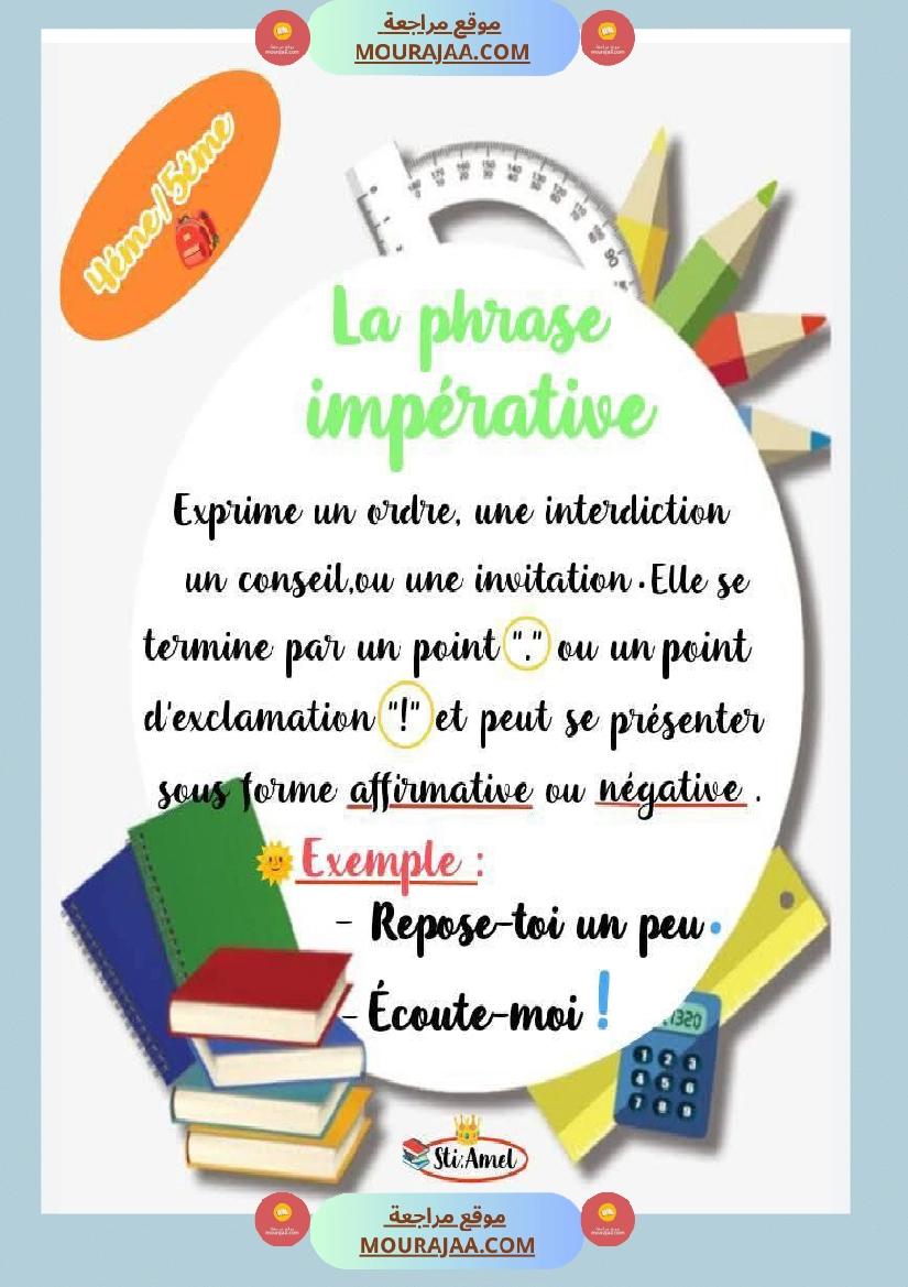 5eme annee les types de phrases