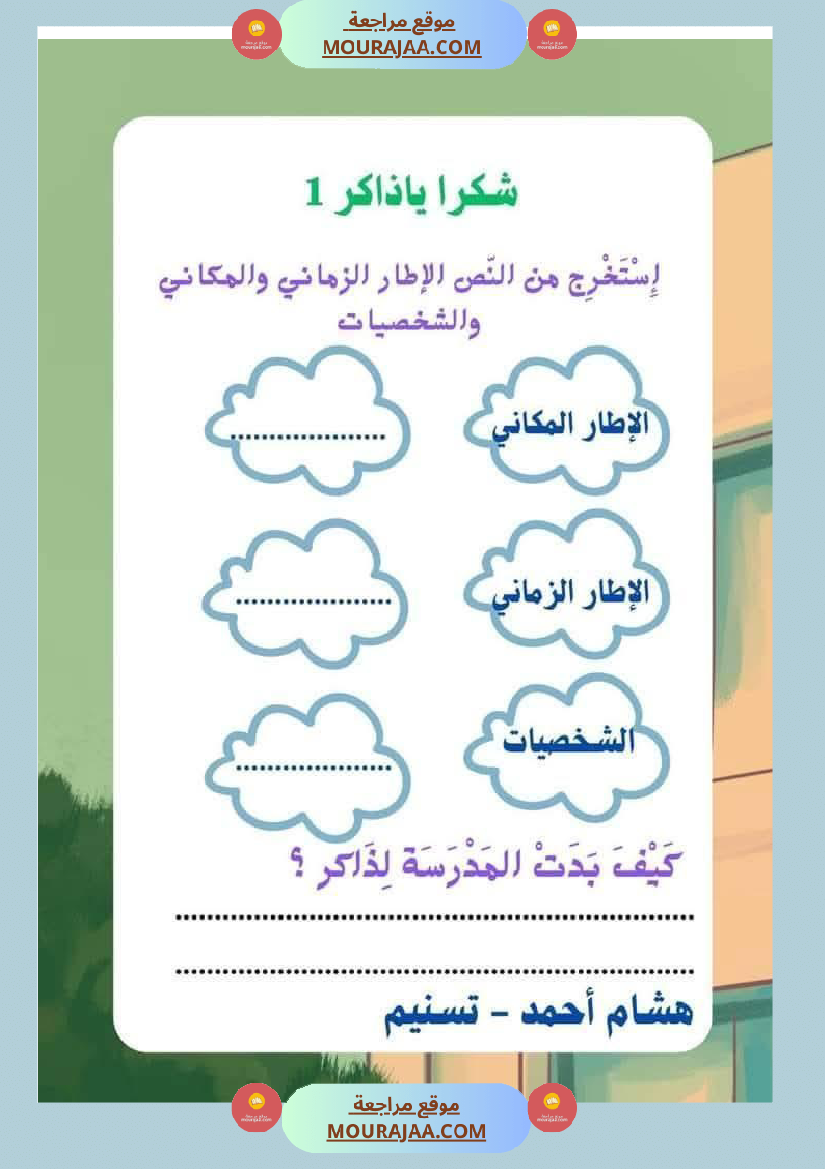 السنة الثانية استثمار نصوص الوحدة الاولى كاملة قراءة وفهم انتاج أملاء