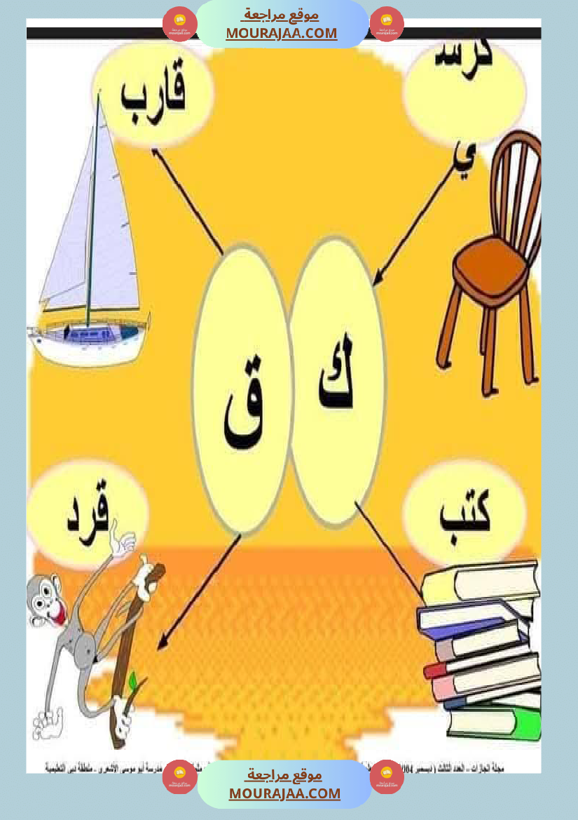 السنة ثانية الحروف المتشابهة لتثبيتها