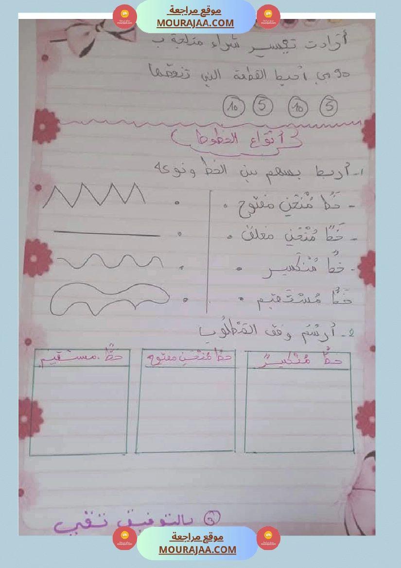 السنة ثانية مراجعة ايقاظ و رياضيات مع الاصلاح صفحة 3