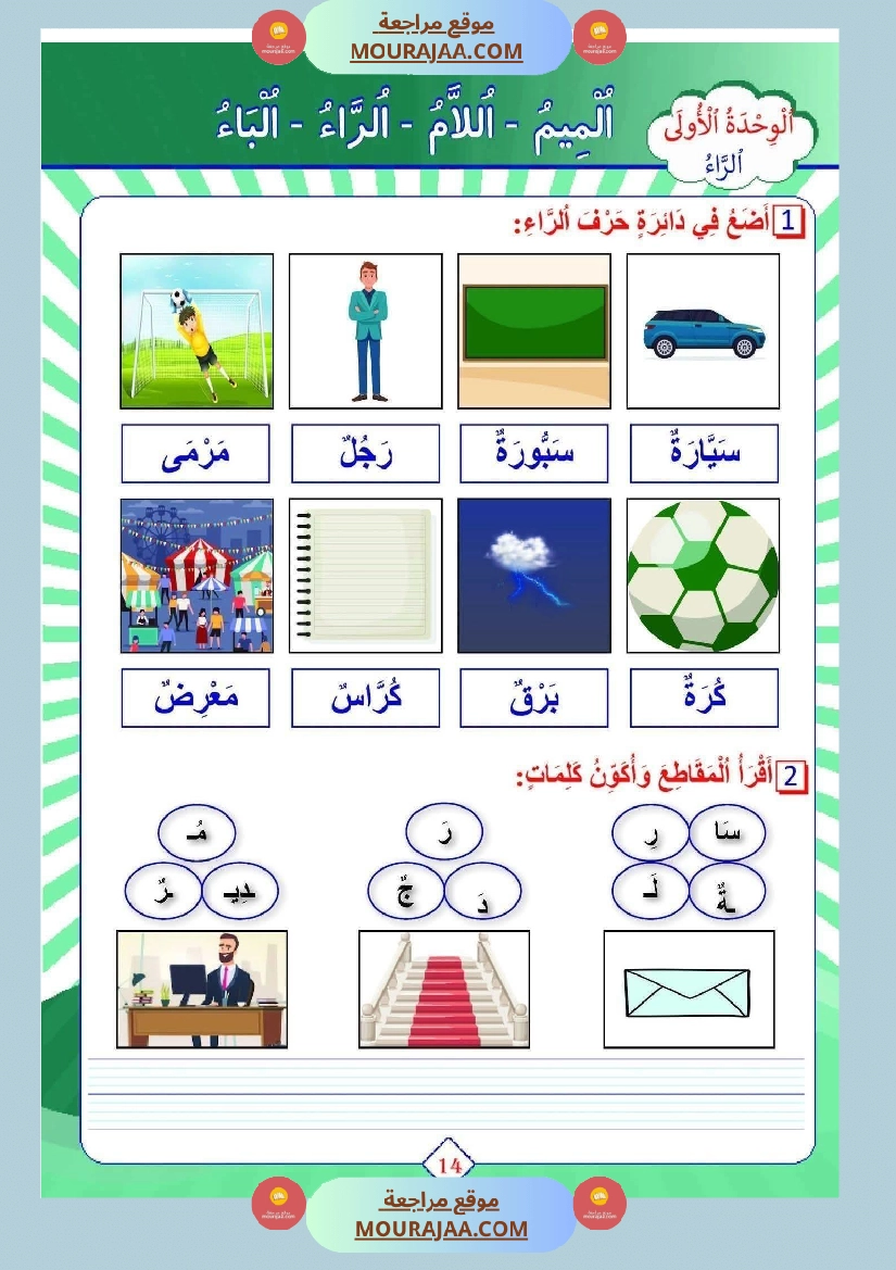 تقييم للسنة الأولى الثلاثي الاول