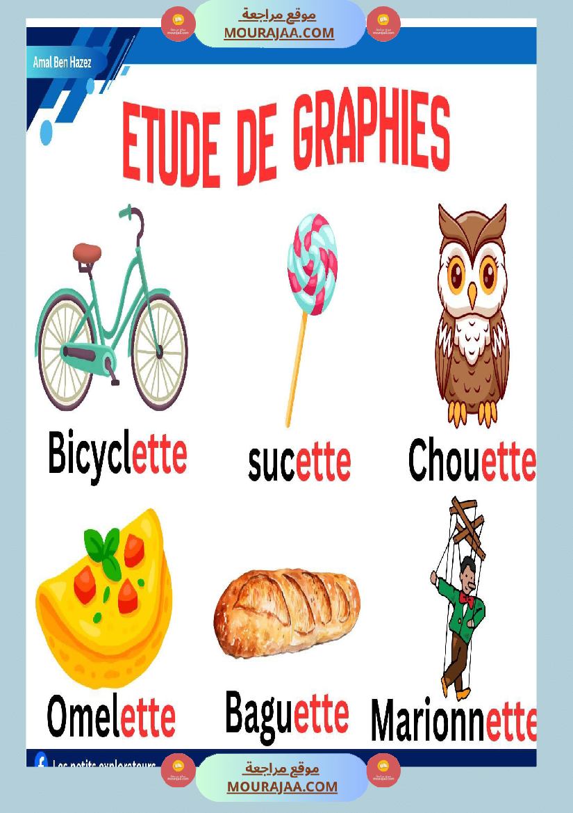 4eme annee etude de graphies
