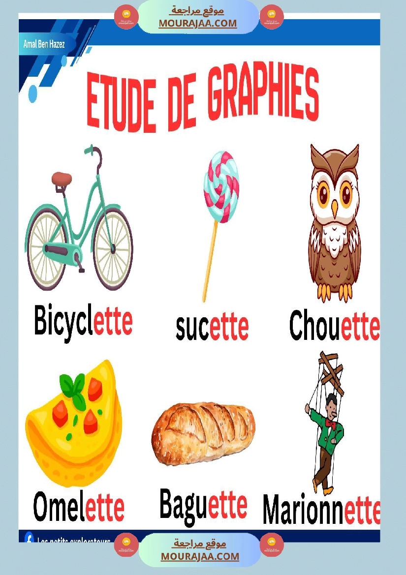 4eme annee etude de graphies