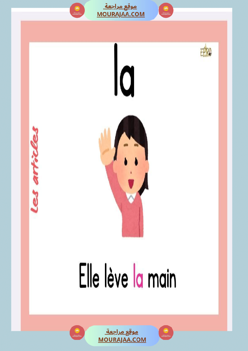 affichage articles 4eme annee