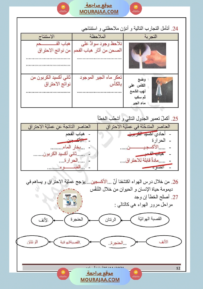 إيقاظ علمي مع الاصلاح للسنة السادسة صفحة 4