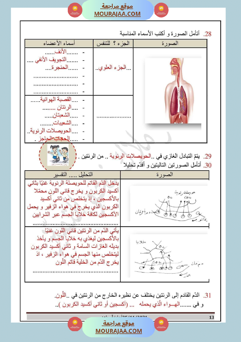 إيقاظ علمي مع الاصلاح للسنة السادسة