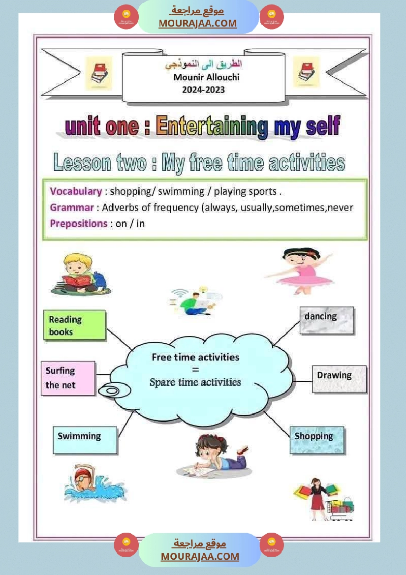 6eme annee anglais 1er trimestre صفحة 13