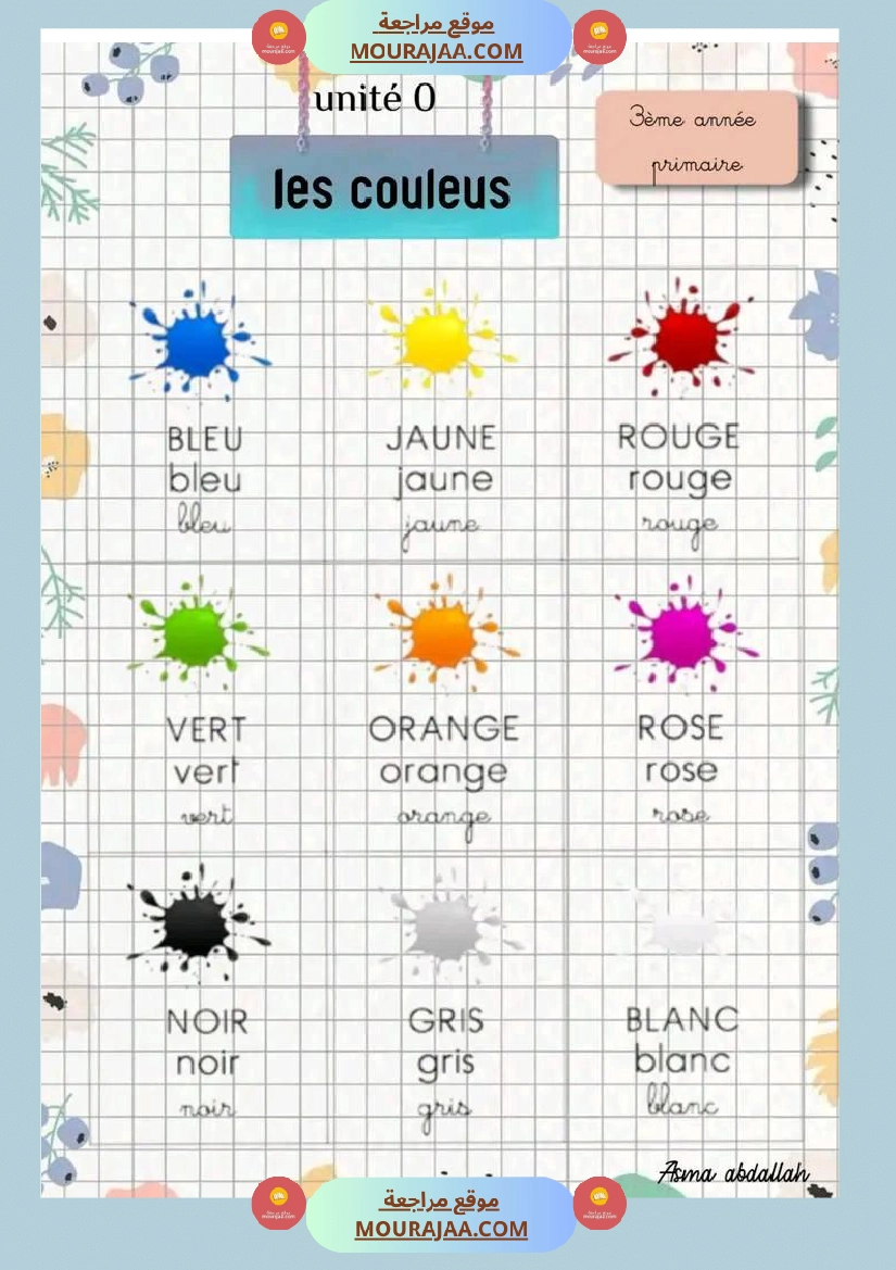 السنة الثالثة الوحدة الصفر فرنسية صفحة 26