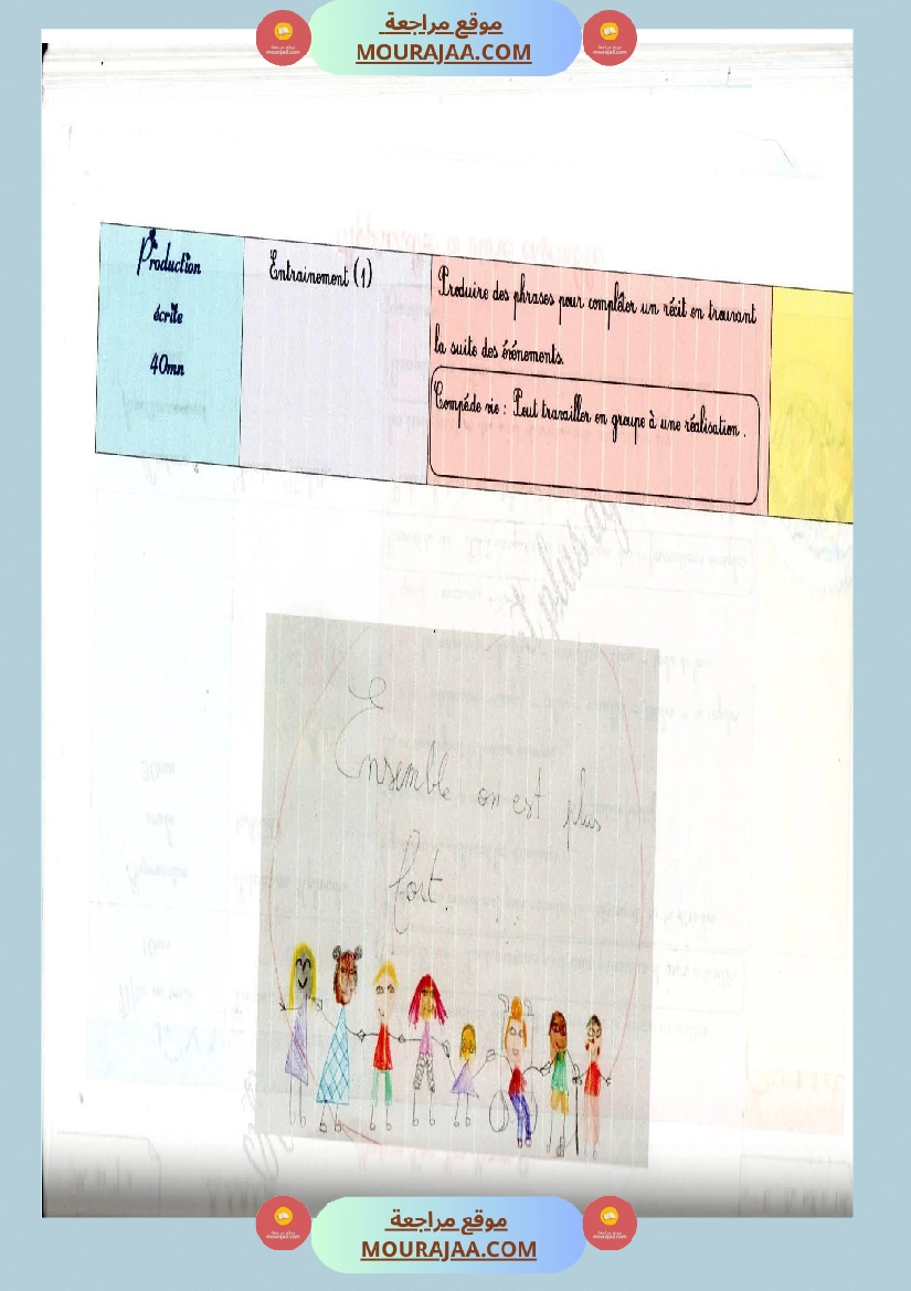 journal de classe 5eme annee module 2 صفحة 5