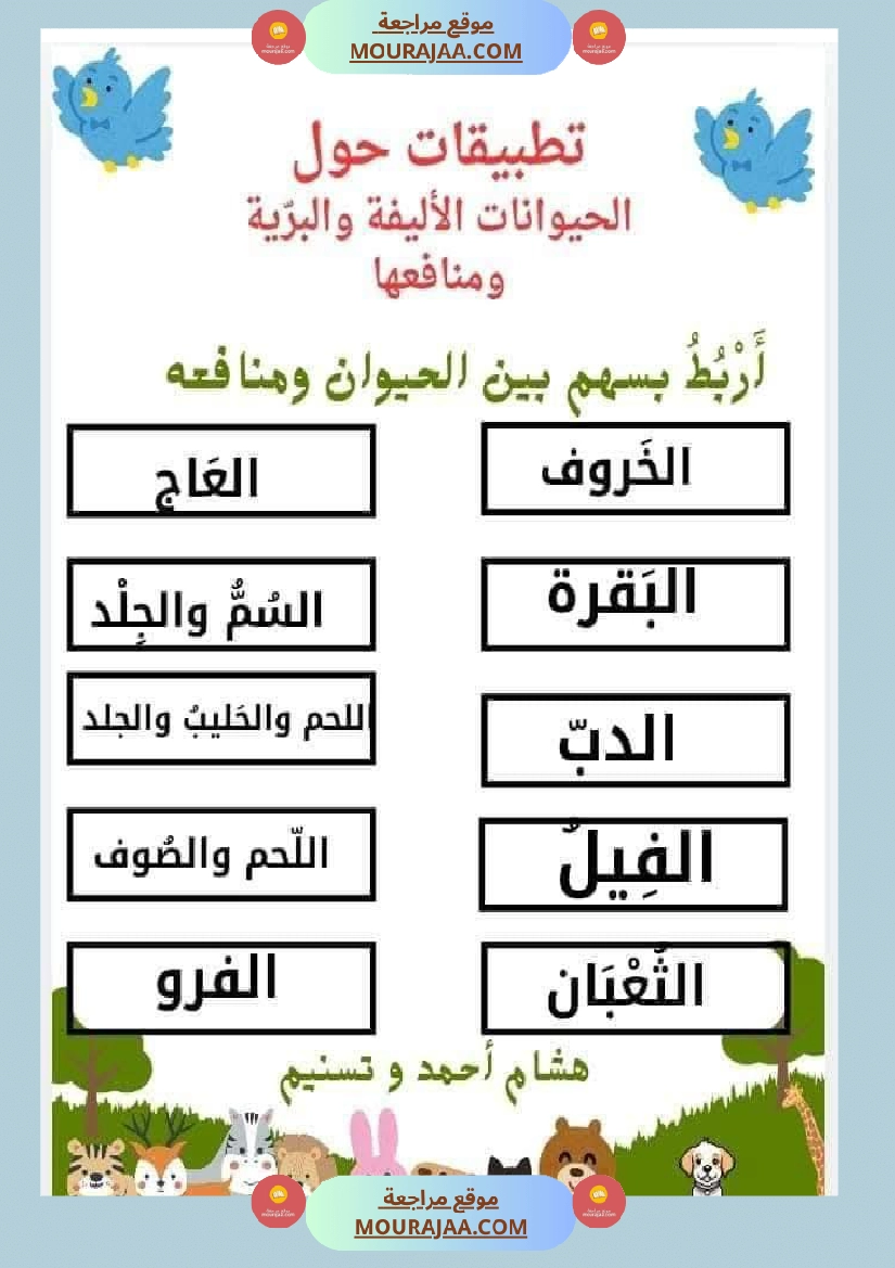 السنة الثانية تطبيقات في الايقاظ العلمي الحيوانات النباتات التغطية اللتر والمتر صفحة 17