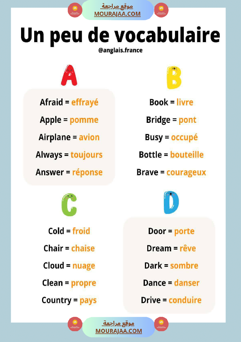 anglais francais merci au concepteur 4eme