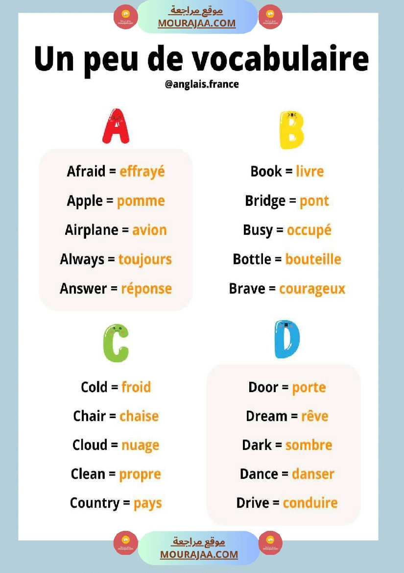 anglais francais merci au concepteur 4eme صفحة 8