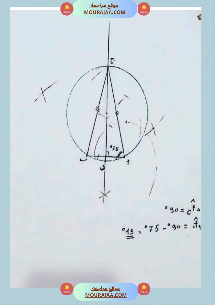 س 6 رياضيات مناظرة الاصلاح