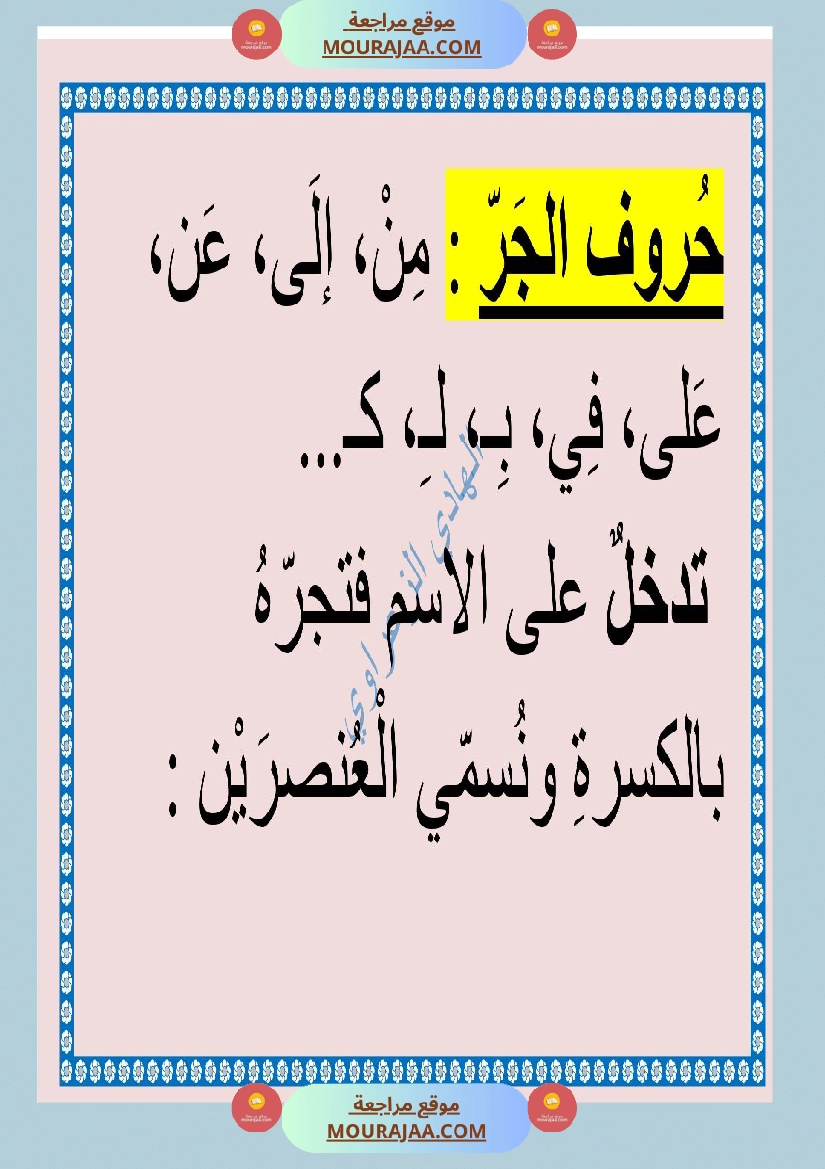 معلقات قواعد لغة للسنة السادسة 1 صفحة 15