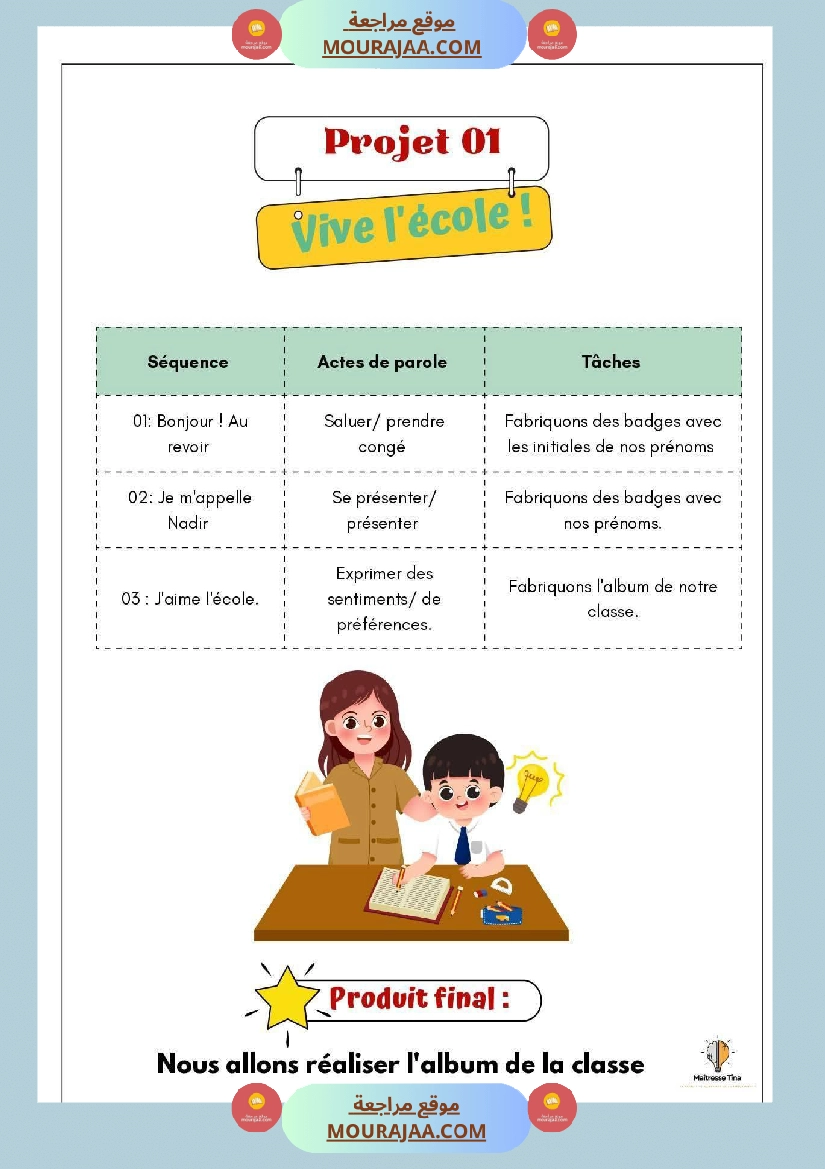 كراس فرتسية الثالثة ابتدائي 2025 2026 صفحة 13