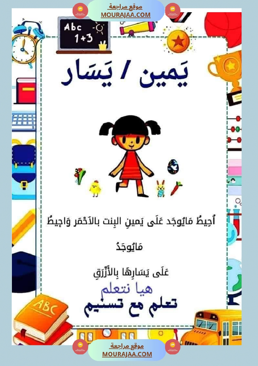 السنة الاولى رياضيات وايقاظ رياضيات تنظيم الفضاء أنواع الخطوط المجموعات ايقاظ الحواس علم صفحة 14