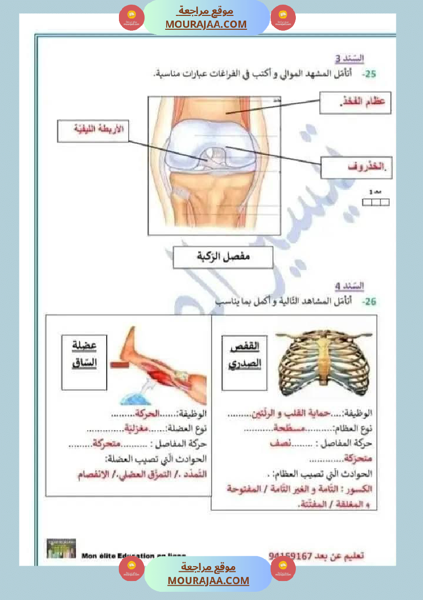 ايقاظ ثلاثي اول سنة خامسة