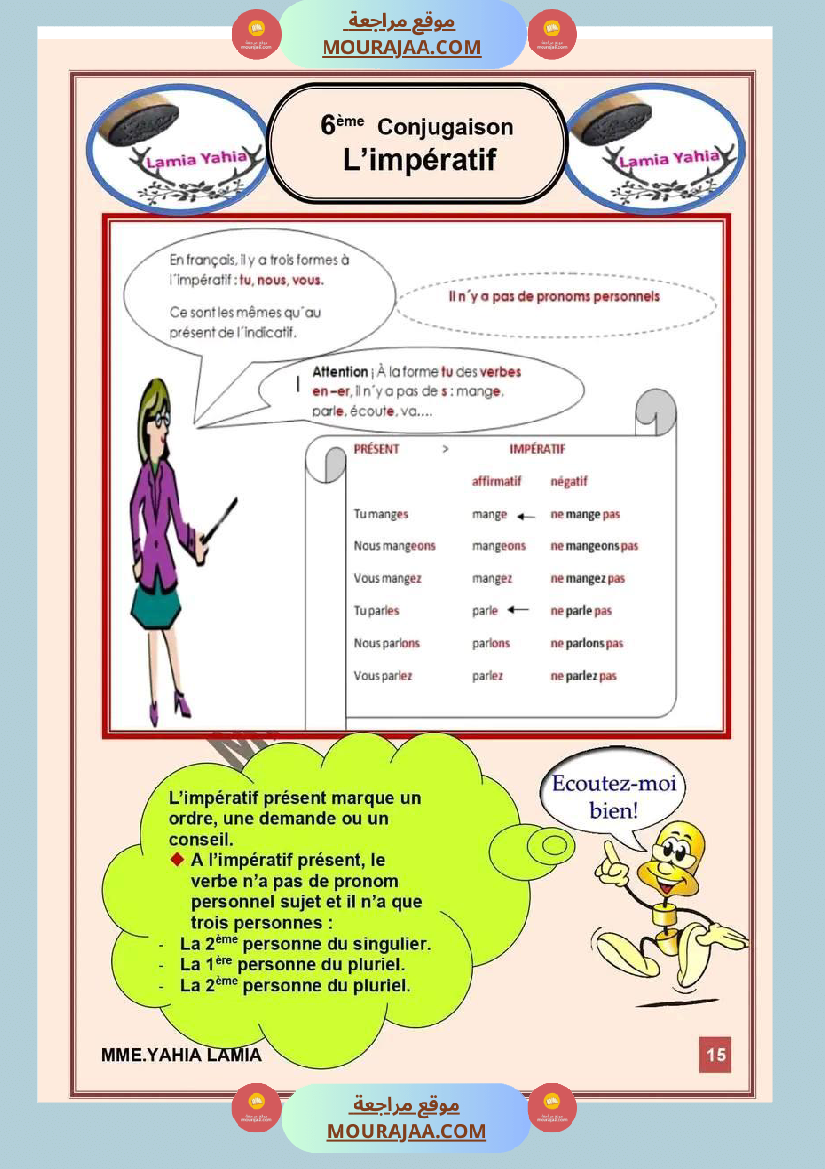 6 eme annee module 2 conjugaison grammaire orthographe exercices corriges