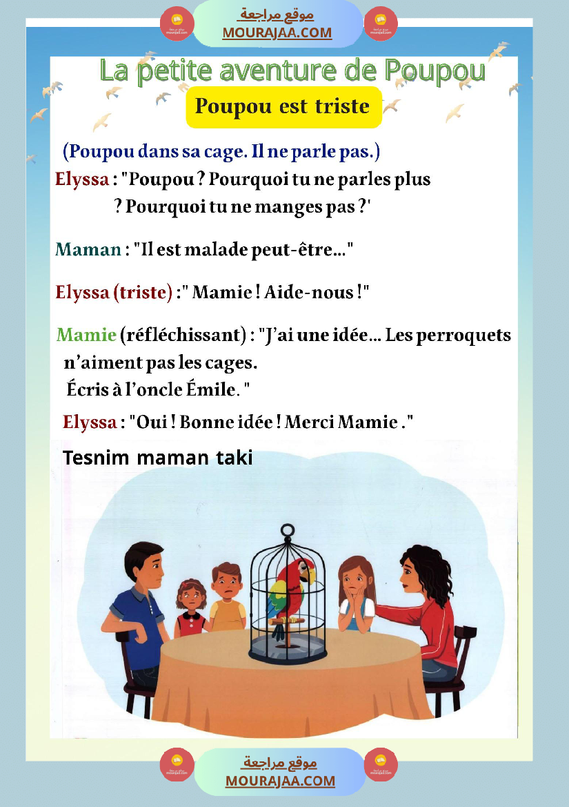 3ēme annee primaire unite 1 communication orale