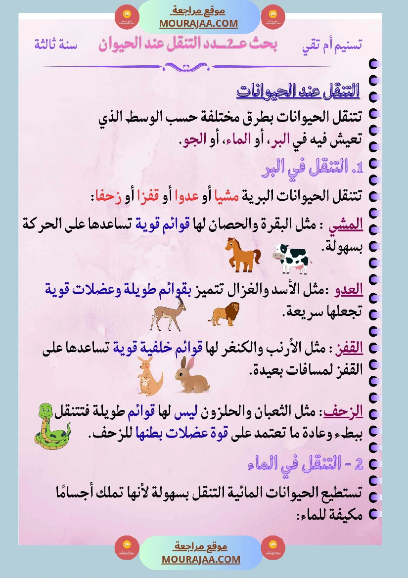 السنة الثالثة بحوث في الايقاظ العلمي الثلاثي الاول مرفقة بتطبيقات صفحة 24