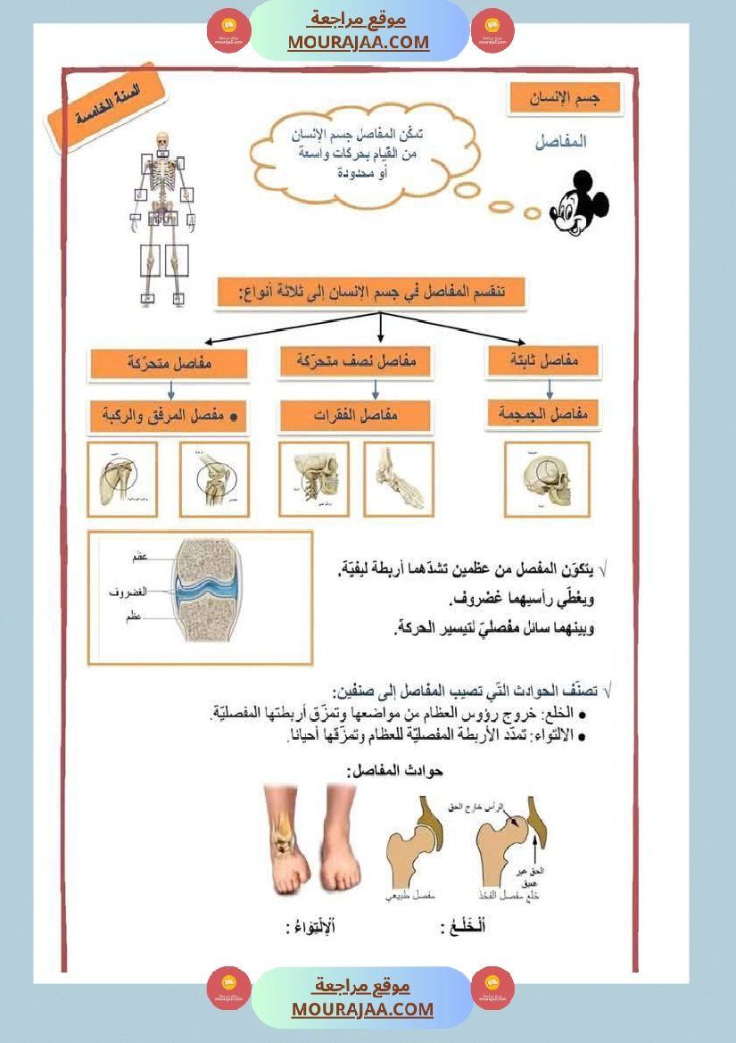 تلخيص الايقاظ العلمي سنة خامسة صفحة 2