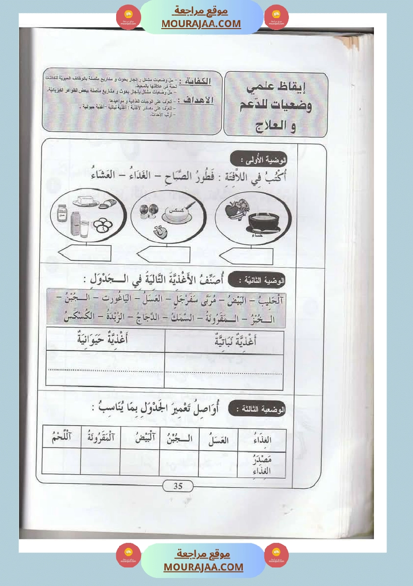 اختبارات مجمعة في الايقاظ العلمي لأبطال السنة الثانية صفحة 17