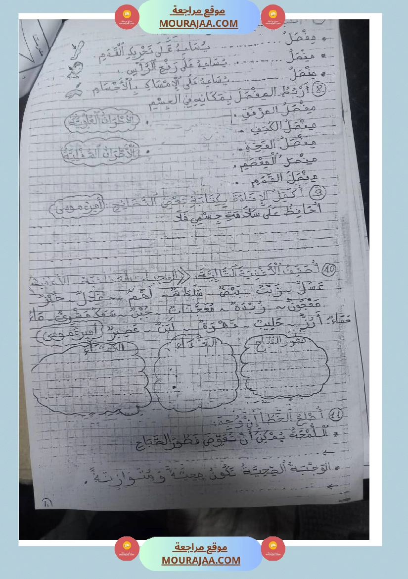 اختبارات في مواد مختلفة لأبطال السنة الثانية صفحة 3