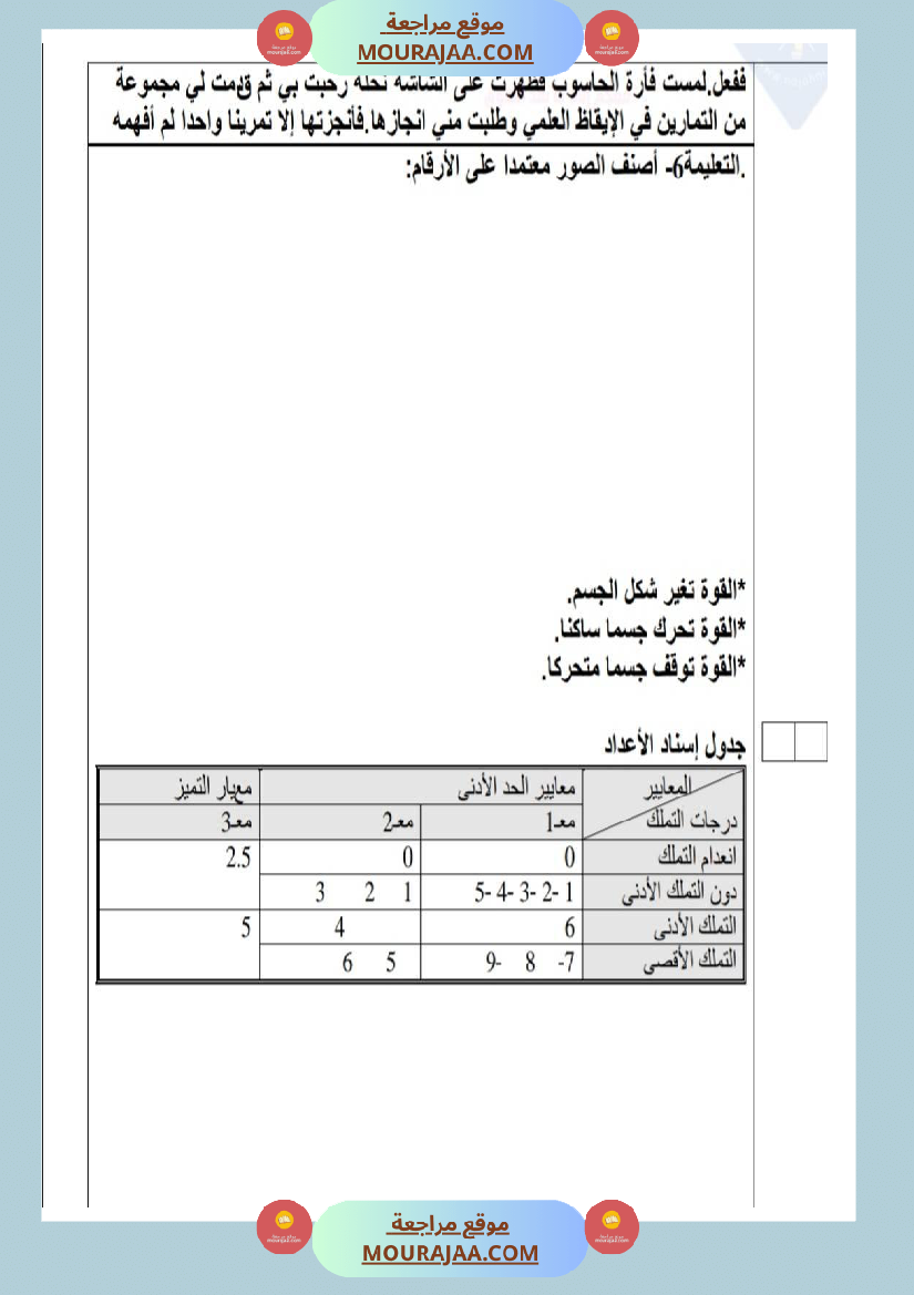 امتحانات_إيقاظ_علمي_سنة_ثانية_ابتدائي_ثلاثي_الثالث_