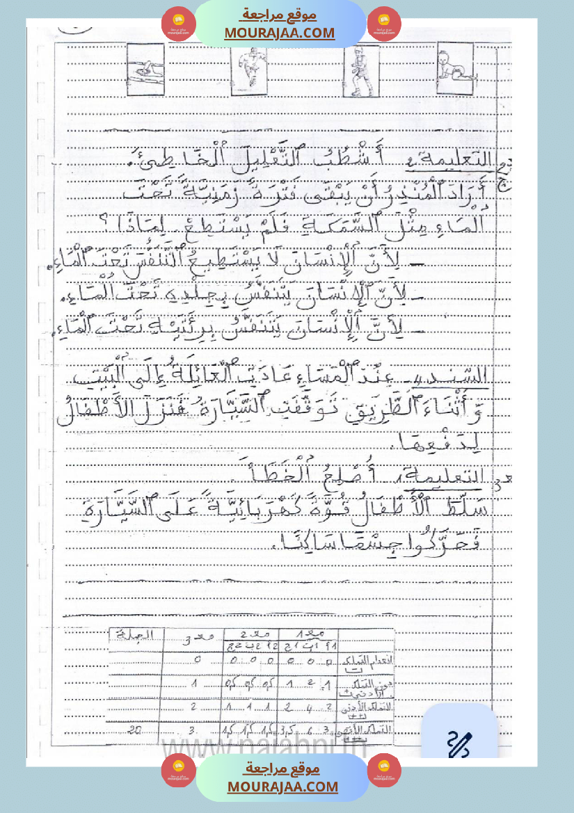 امتحانات_إيقاظ_علمي_سنة_ثانية_ابتدائي_ثلاثي_الثالث_