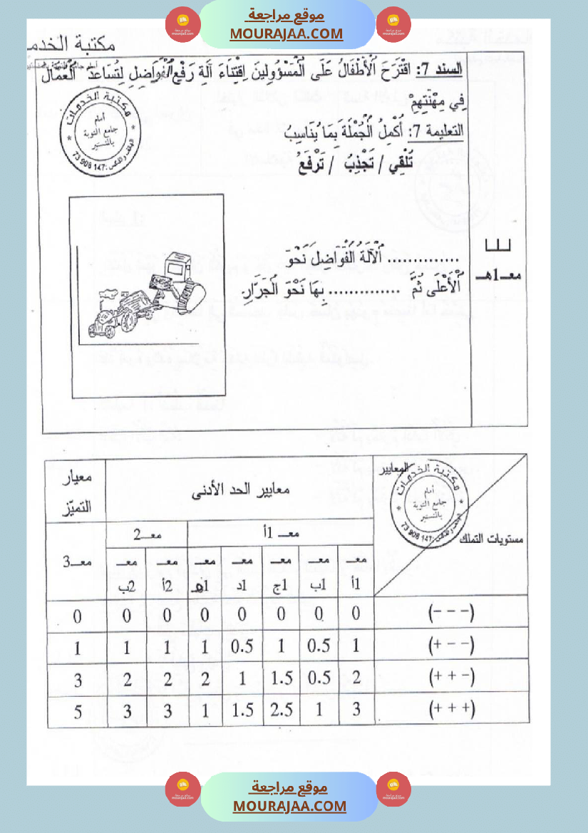 امتحانات_تربية_إسلامية_سنة_اولي_ثلاثي_الثالث_