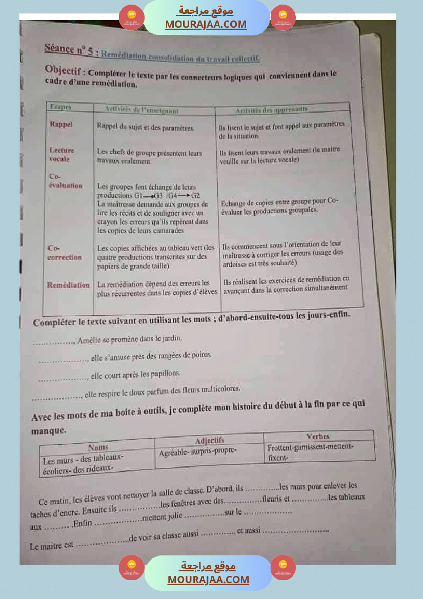 modules 1 et 2 5eme annee 