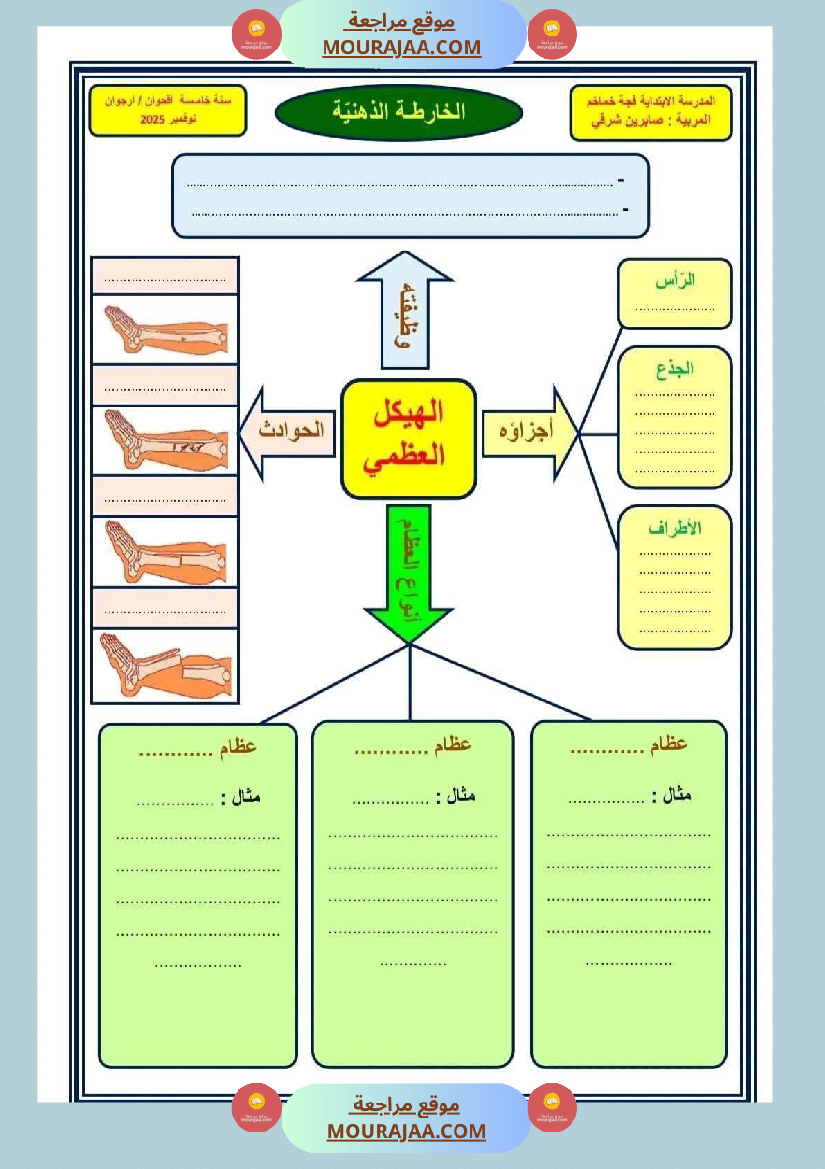 سنة خامسة ملخصات ايقاظ علمي خرائط ذهنية