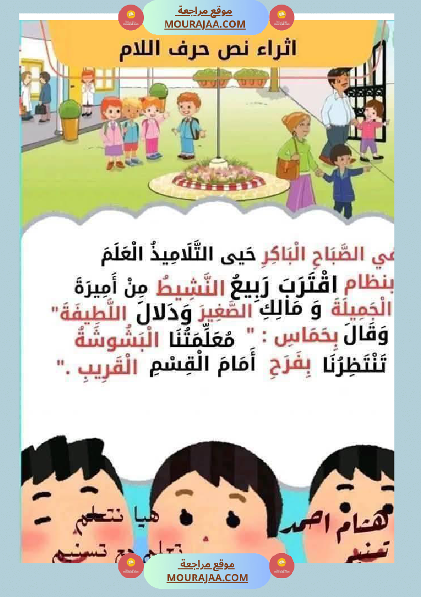 تواصل شفوي السنة الاولى