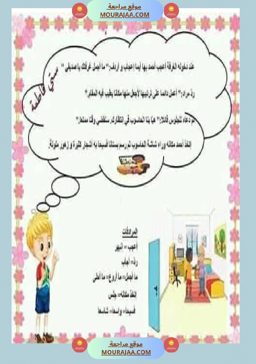 تواصل شفوي السنة الاولى