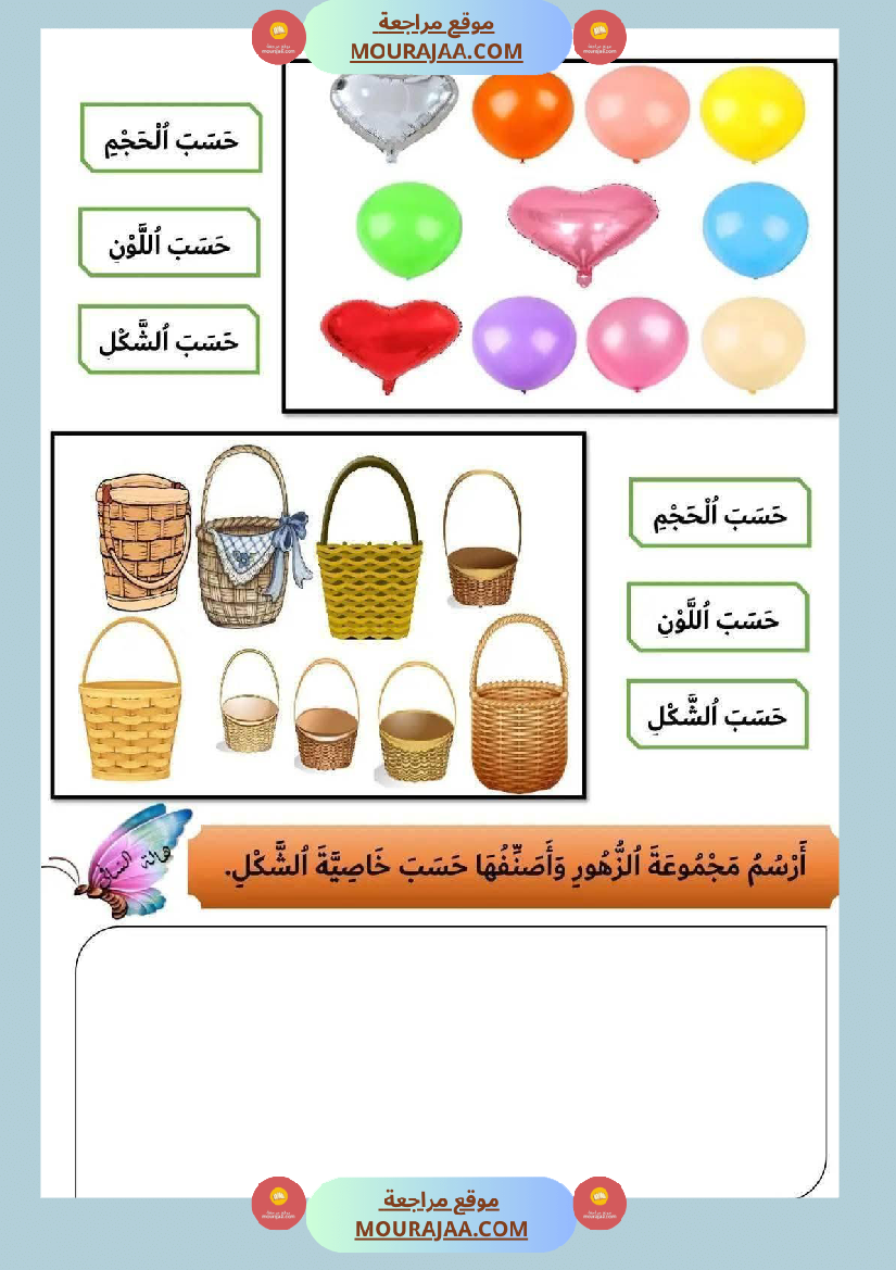 اولى ابتدائي امتحانات الثلاثي الأول