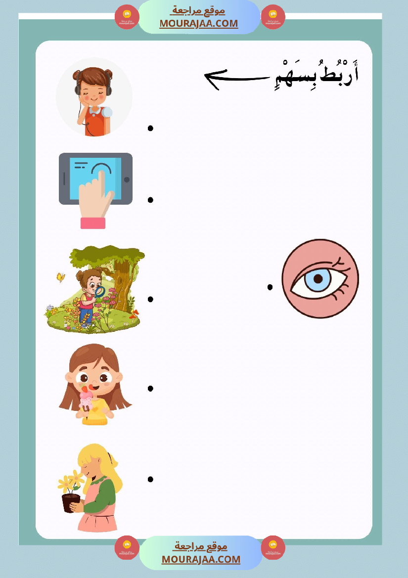 السنة الأولى إيقاظ علمي محور الحواس الخمس