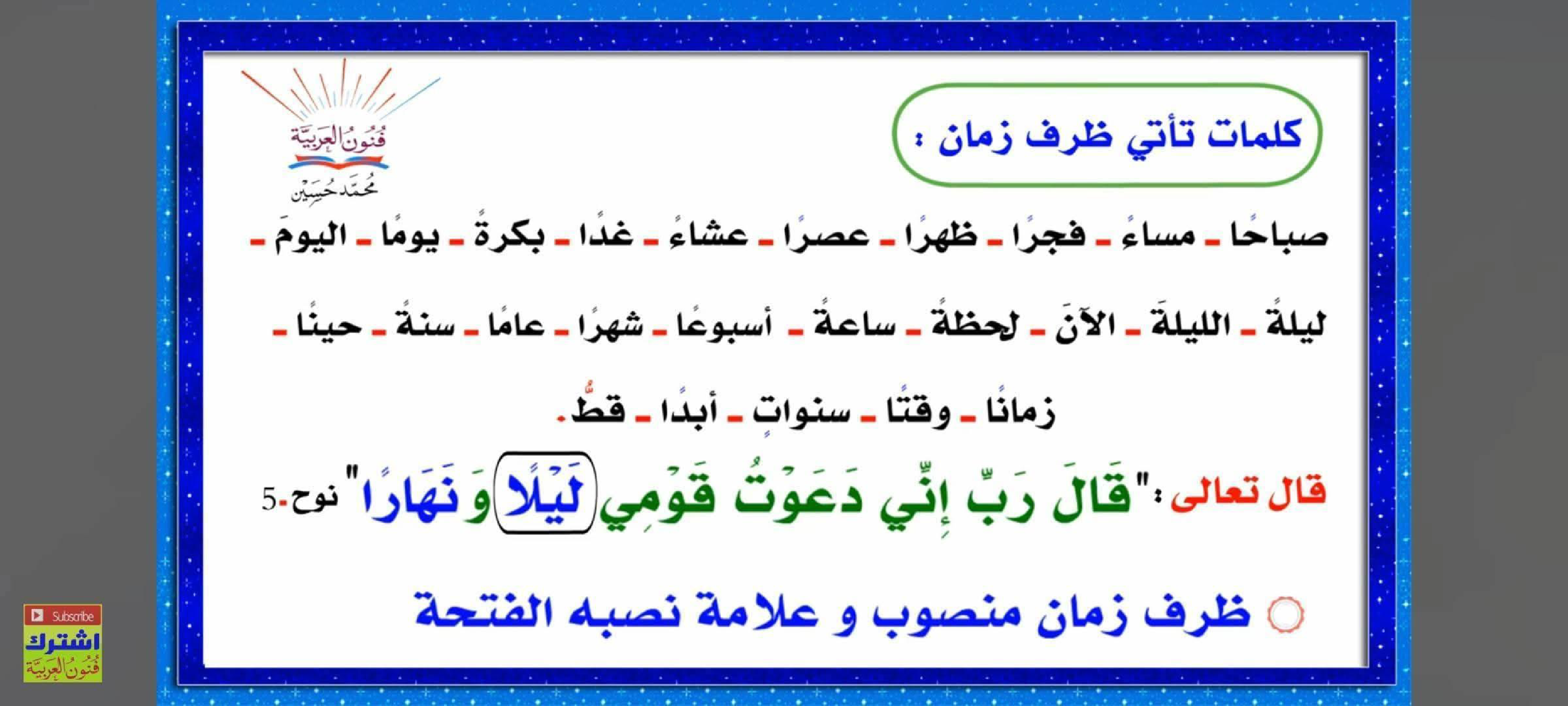 مجموعة من القواعد اللغوية مبسطة