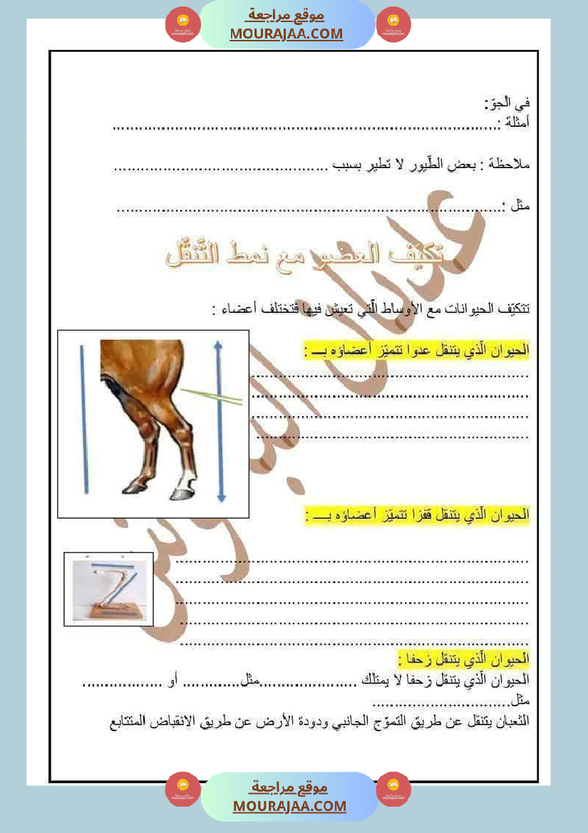 السنة الرابعة ايقاظ علمي الثلاثي الاول مع الاصلاح