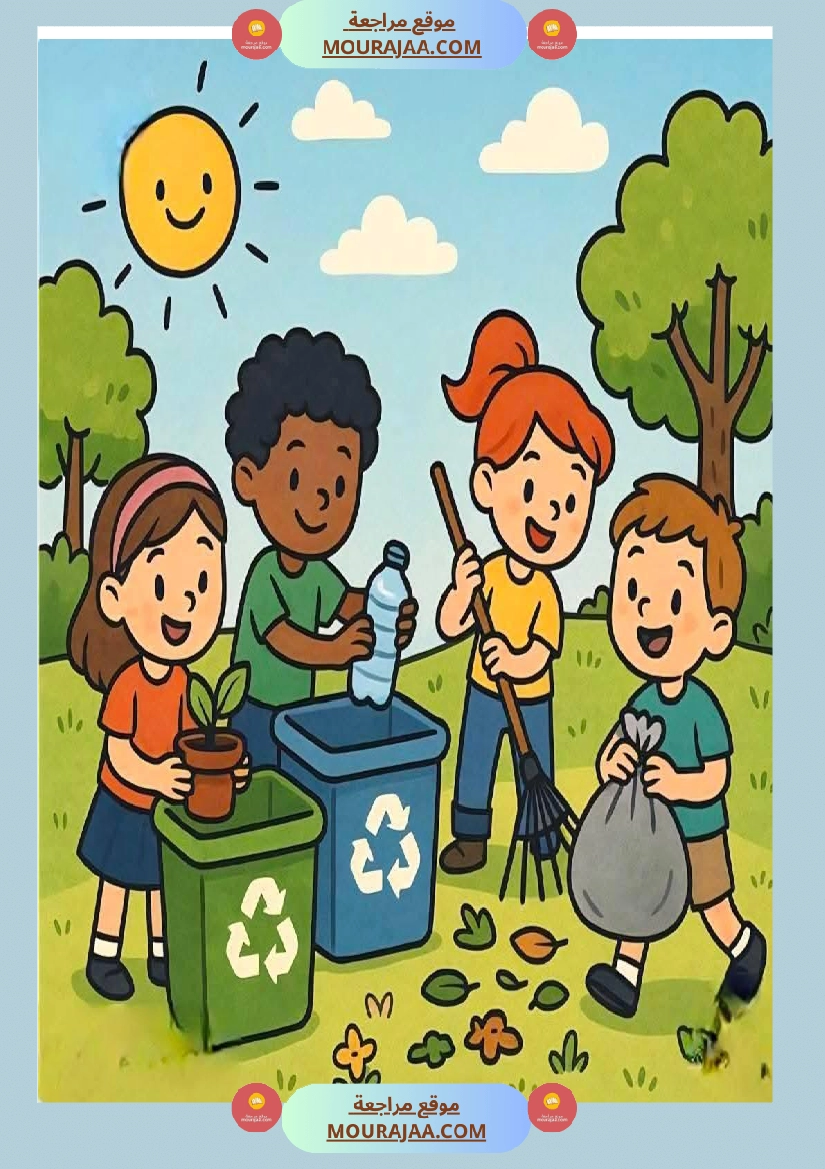 تواصل شفوي و إنتاج كتابي الرابعة موضوع تنظيف الحديقة صفحة 11