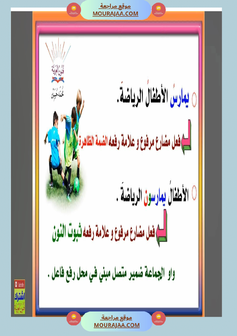 مجموعة من القواعد اللغوية مبسطة