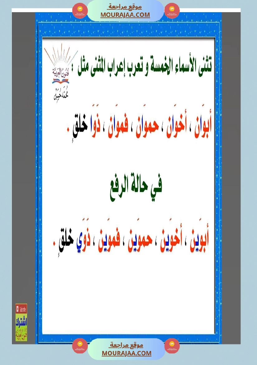 مجموعة من القواعد اللغوية مبسطة صفحة 4